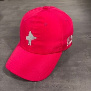 Pukka NFJG Tour Golf Hat Mens OSFA Pink Performance Adjustable Baseball Cap